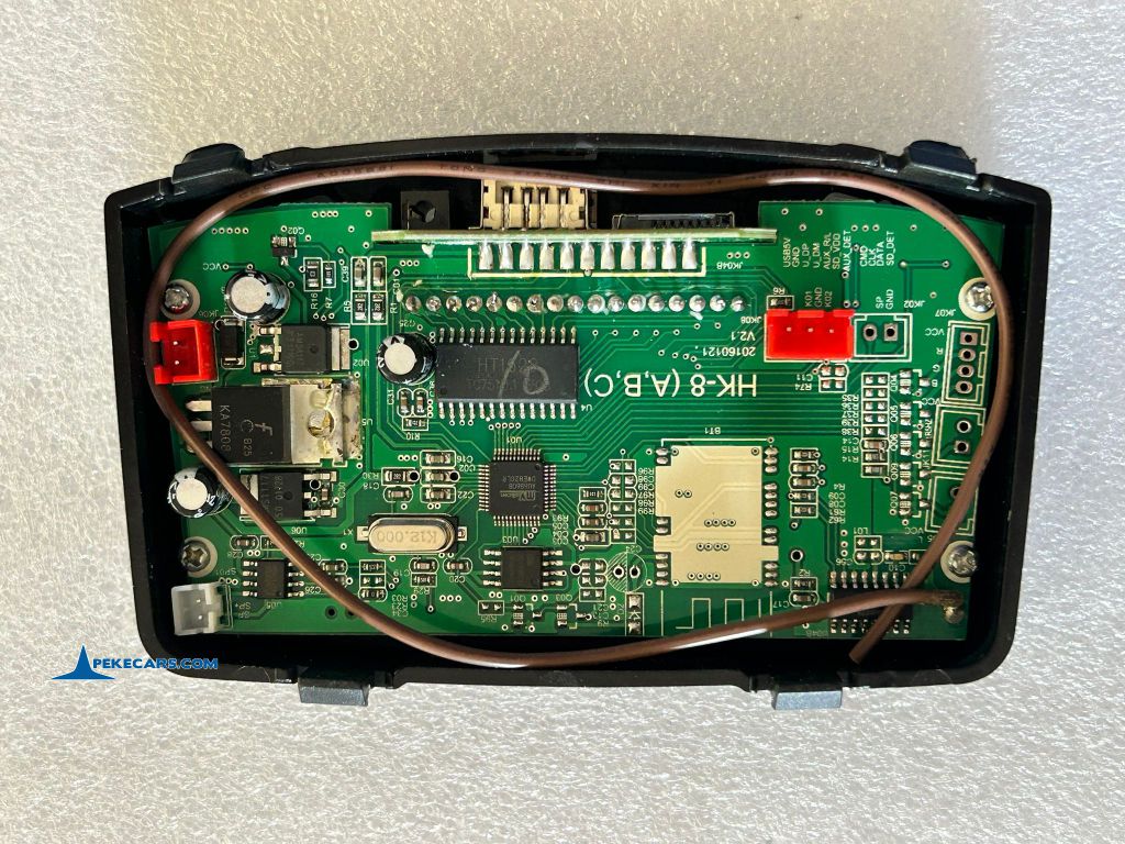 Display sonido y altavoz coche eléctrico para niños