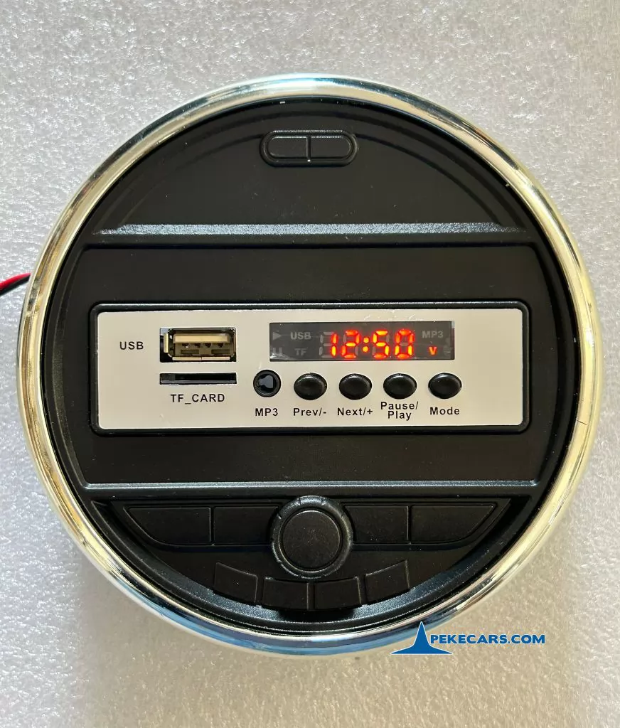 Display sonido y altavoz coche eléctrico para niños