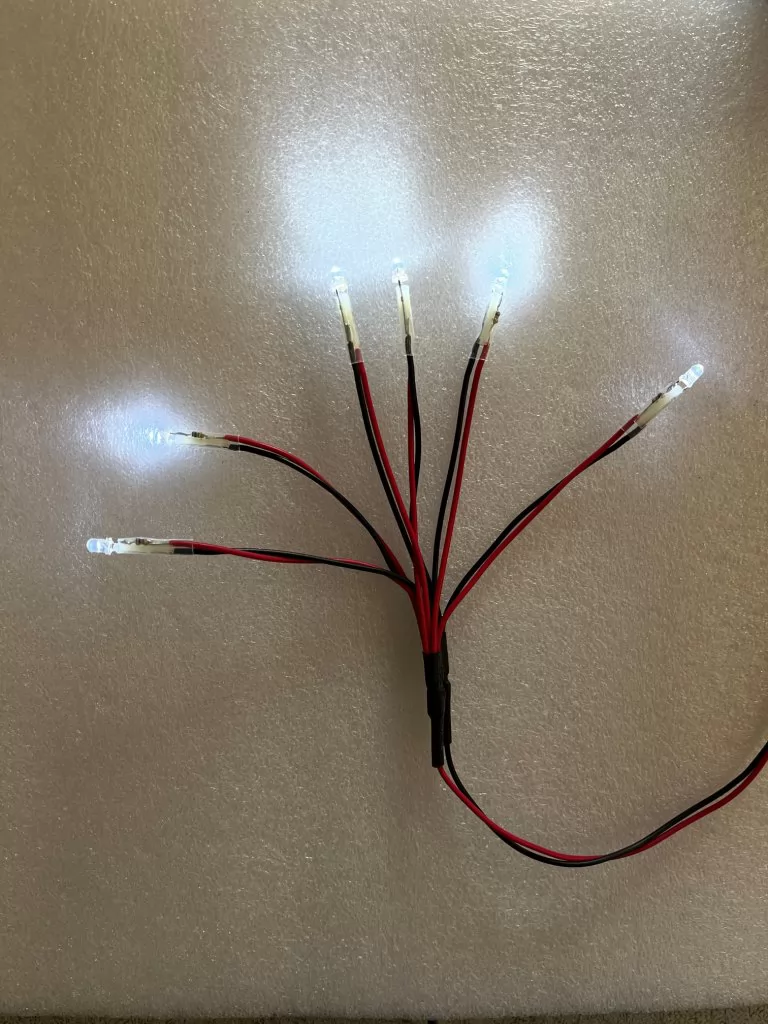 Set de 6 LEDs Blancos