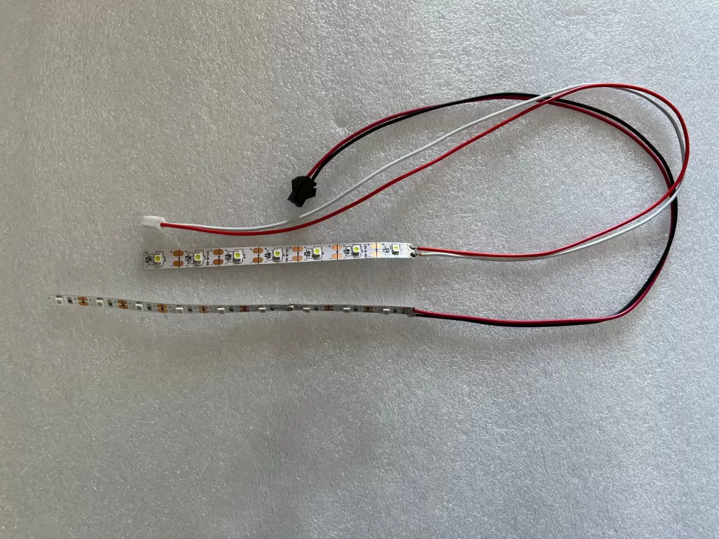 Pack de 2 Tiras LED rojas y 2 Tiras LED blancas