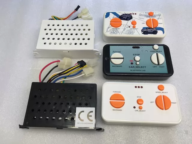 pekecars pack de mando + receptor 2.4G