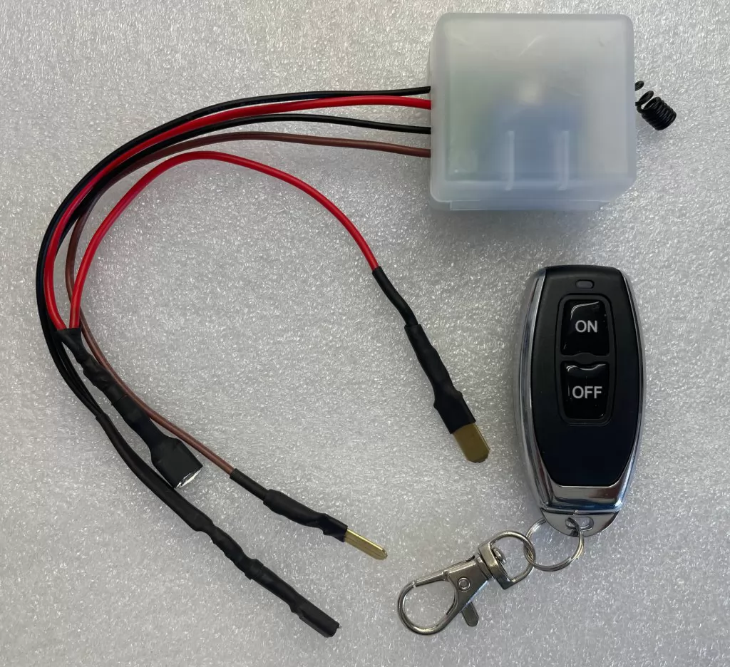 Sistema de paro de seguridad 12v para vehiculos electricos
