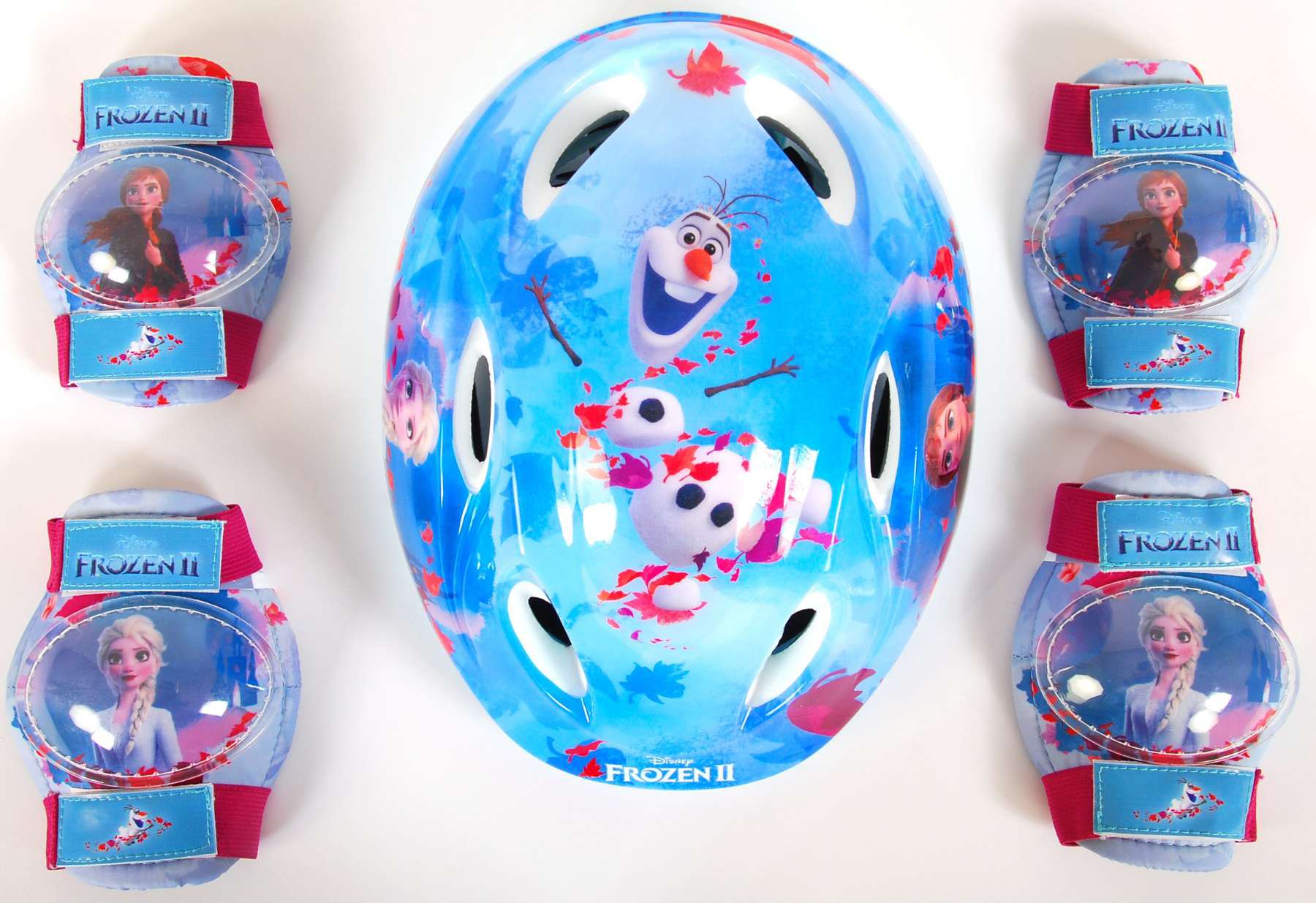 Set de protección para bicicleta de disney Frozen 2 vista superior