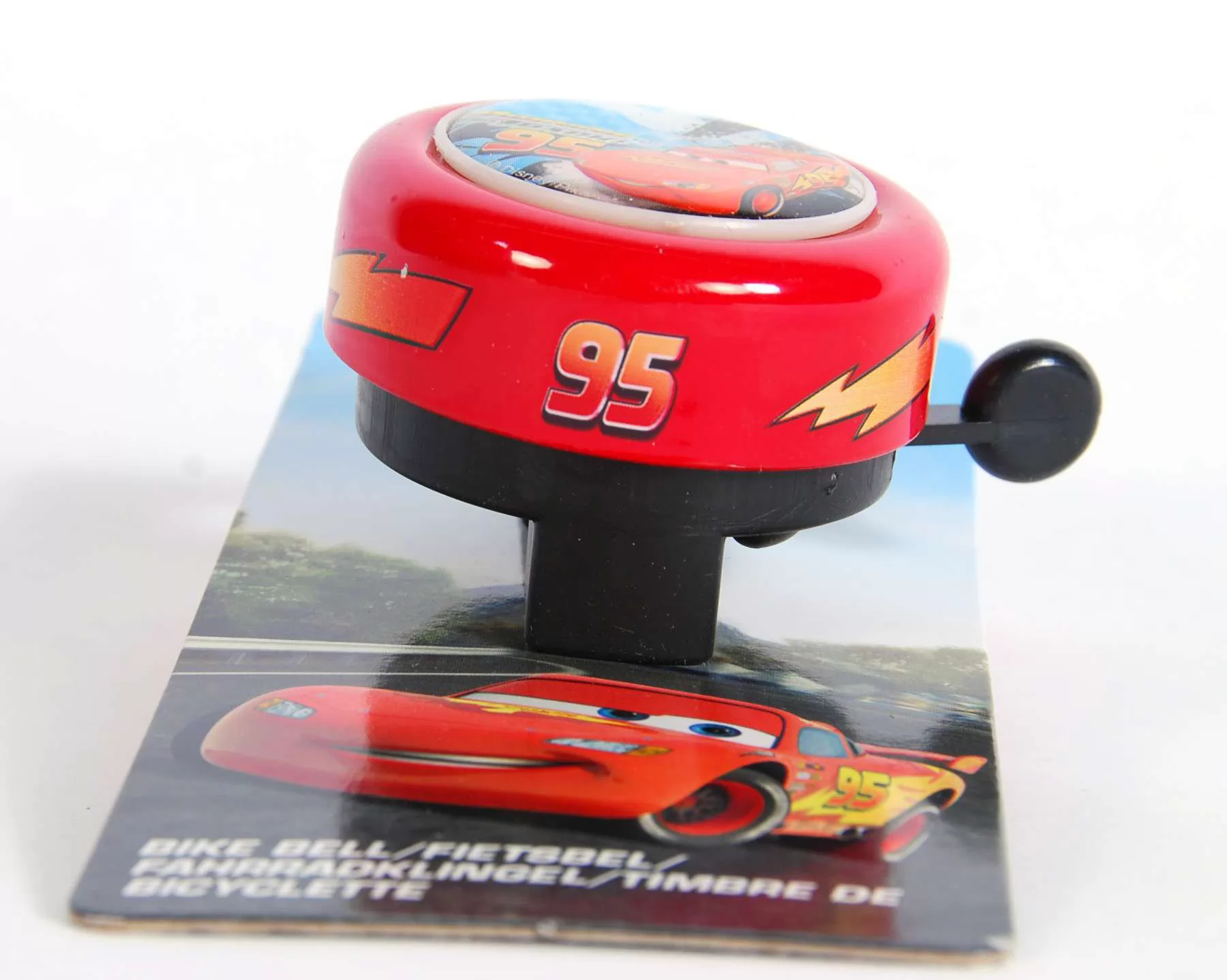 Timbre de bicicleta Disney Cars - vista delantera