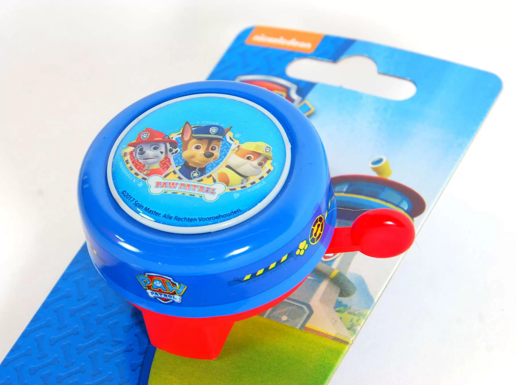Timbre de bicicleta Patrulla Canina - vista superior