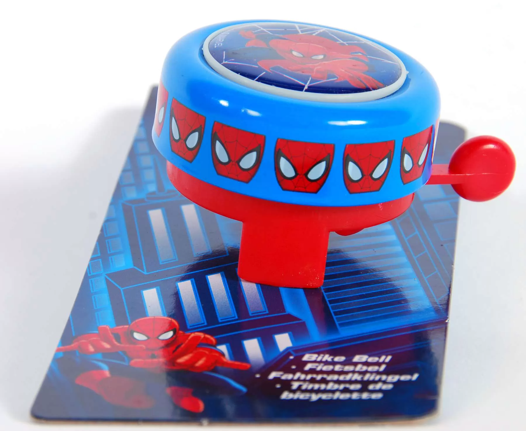 Timbre de bicicleta Spiderman - vista delantera