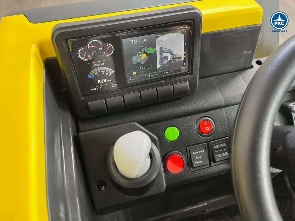 excavadora volvo amarilla tractores infantiles