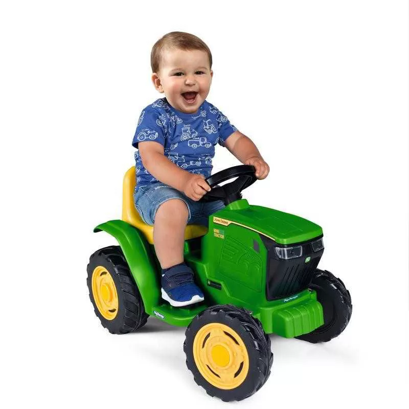 Mini Tractor John Deere 6V - con niño