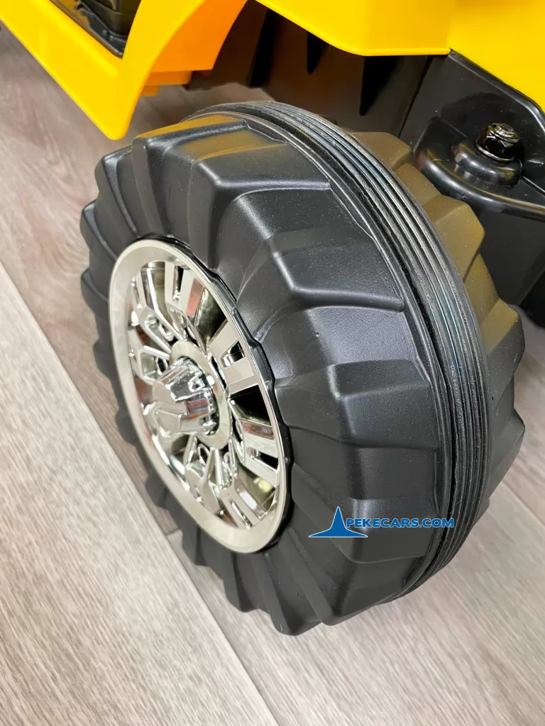 peketrac 1005 12v amarillo tractor a bateria ruedas