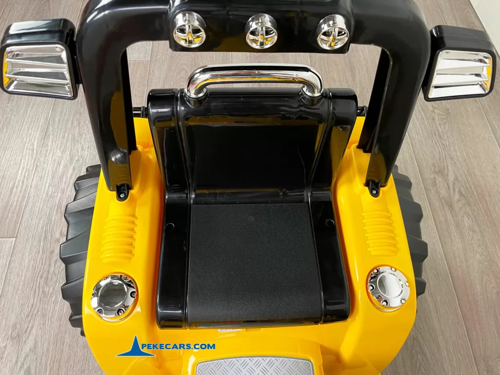 Tractor Eléctrico Peketrac 1005 12V 2.4G Amarillo asiento
