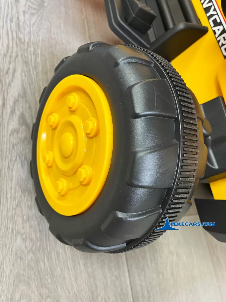 peketrac 3100 12v amarillo tractor a bateria rueda
