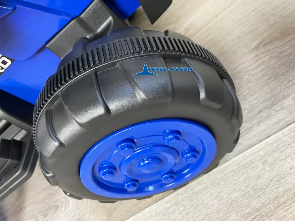 tractor de bateria peketrac 3100 12v azul rueda