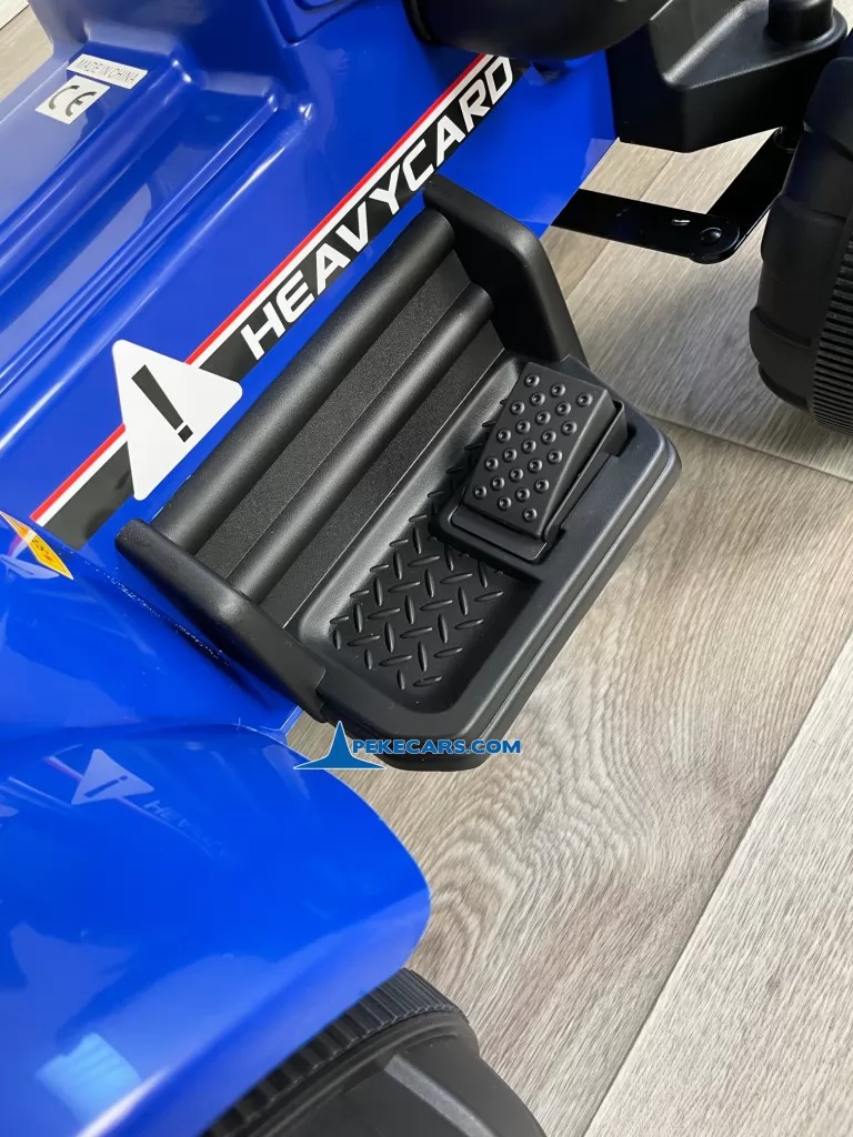 peketrac 3100 12v azul tractores infantiles detalle pedal