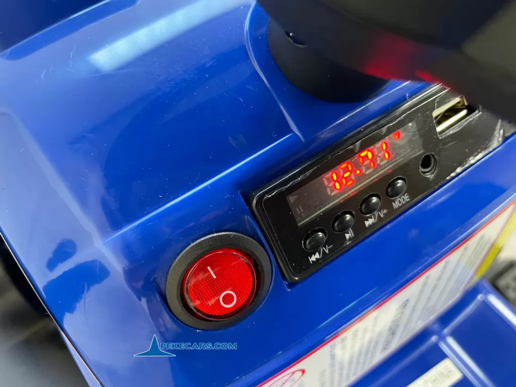 peketrac 3100 12v azul tractores infantiles panel