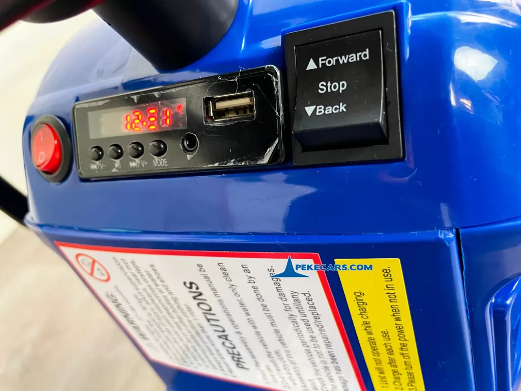peketrac 3100 12v azul tractor electrico panel electrico
