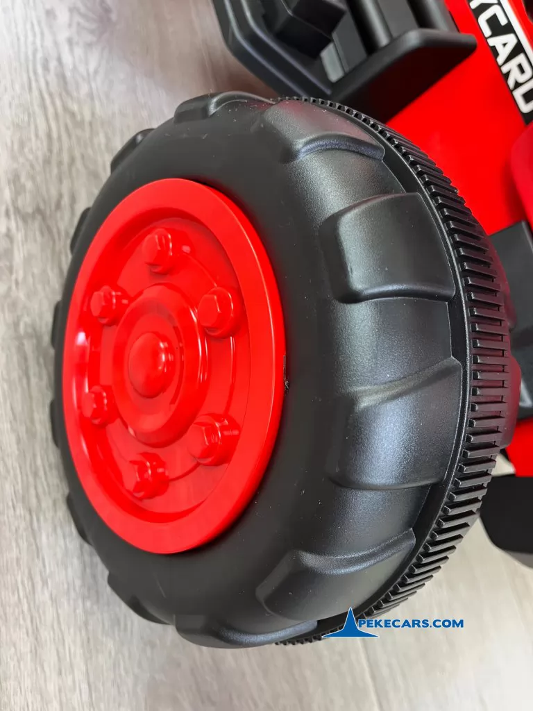 peketrac 3100 12v rojo tractor a bateria rueda