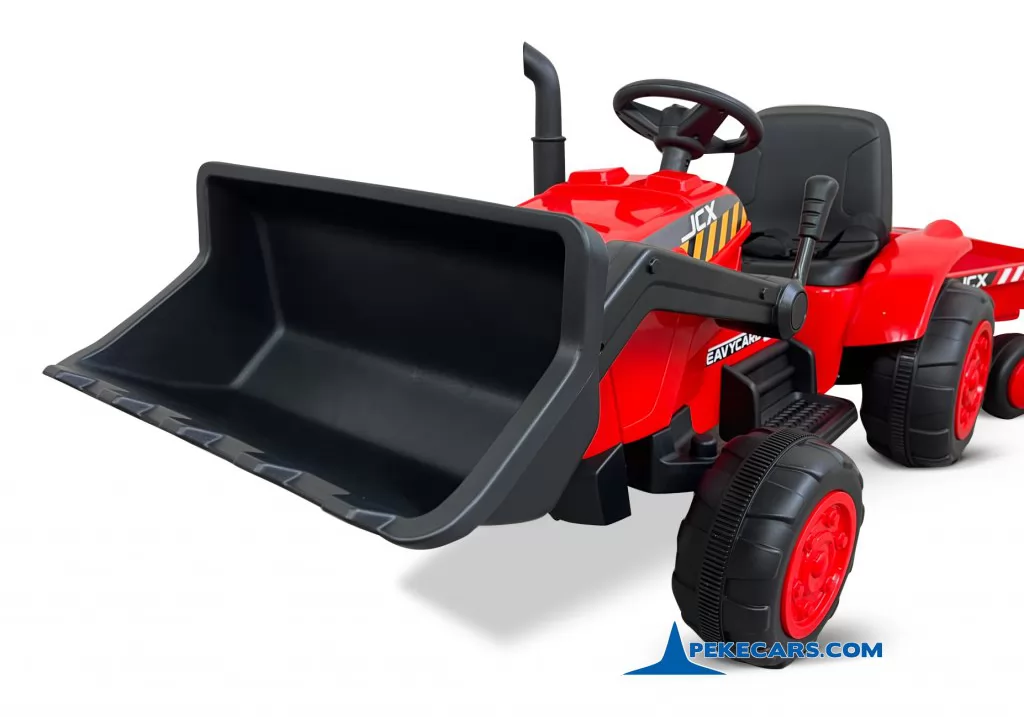 Tractor Electrico Peketrac 3100 12V 2.4G Rojo
