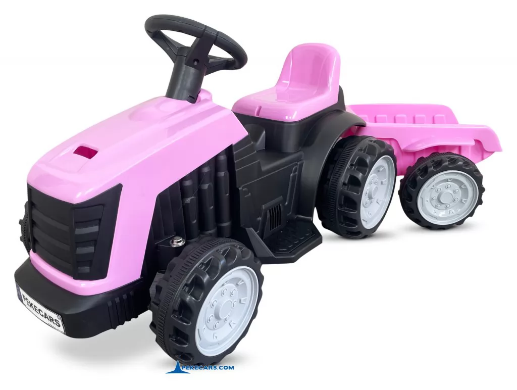 Tractor electrico pekecars 4000 rosa