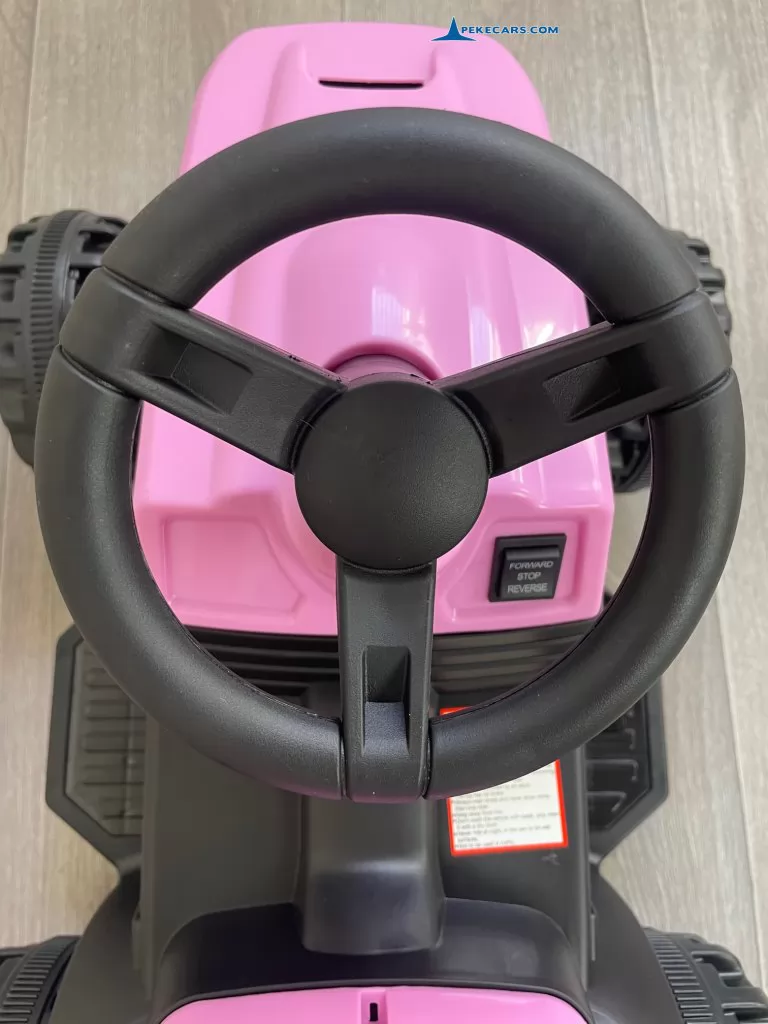 tractor electrico niños peketrac 4000 rosa