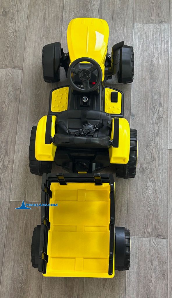 tractores infantiles peketrac 4200 12v amarillo