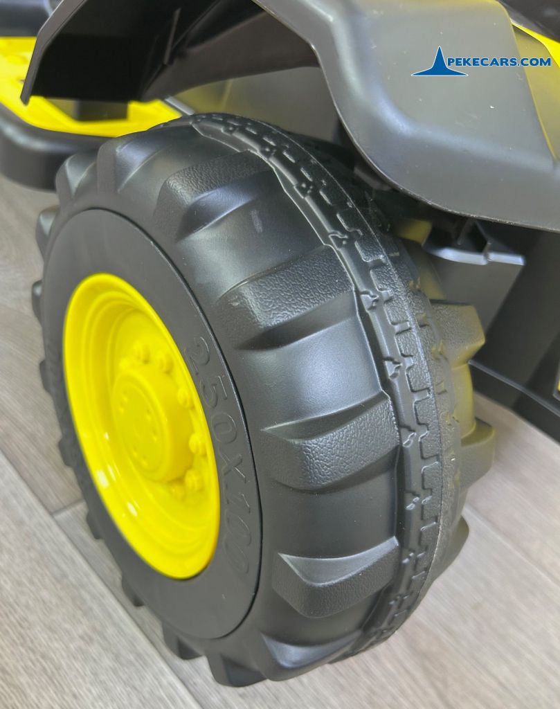 tractores infantiles peketrac 4200 12v amarillo