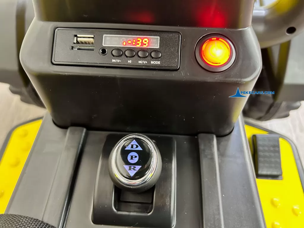 tractores infantiles peketrac 4200 12v amarillo