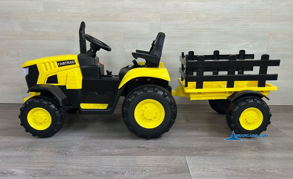 tractores infantiles peketrac 4200 12v amarillo