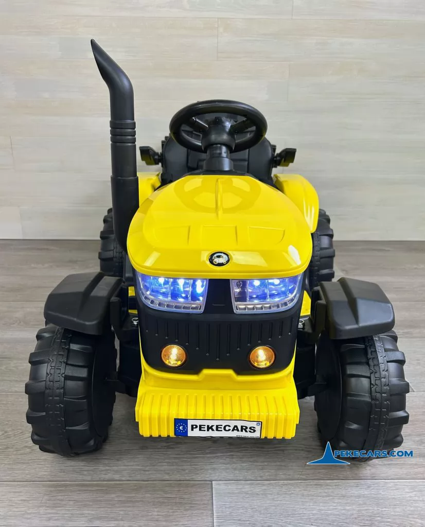 tractores infantiles peketrac 4200 12v amarillo