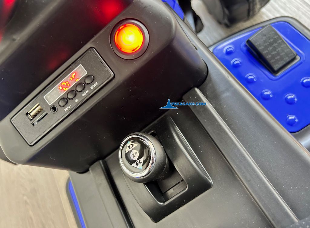 tractores infantiles peketrac 4200 con remolque 12v azul selector marchas