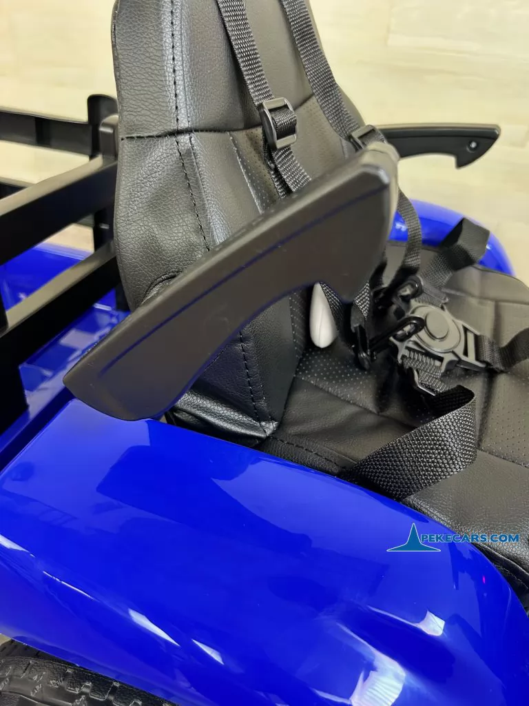 tractores infantiles peketrac 4200 12v azul con remolque reposabrazos