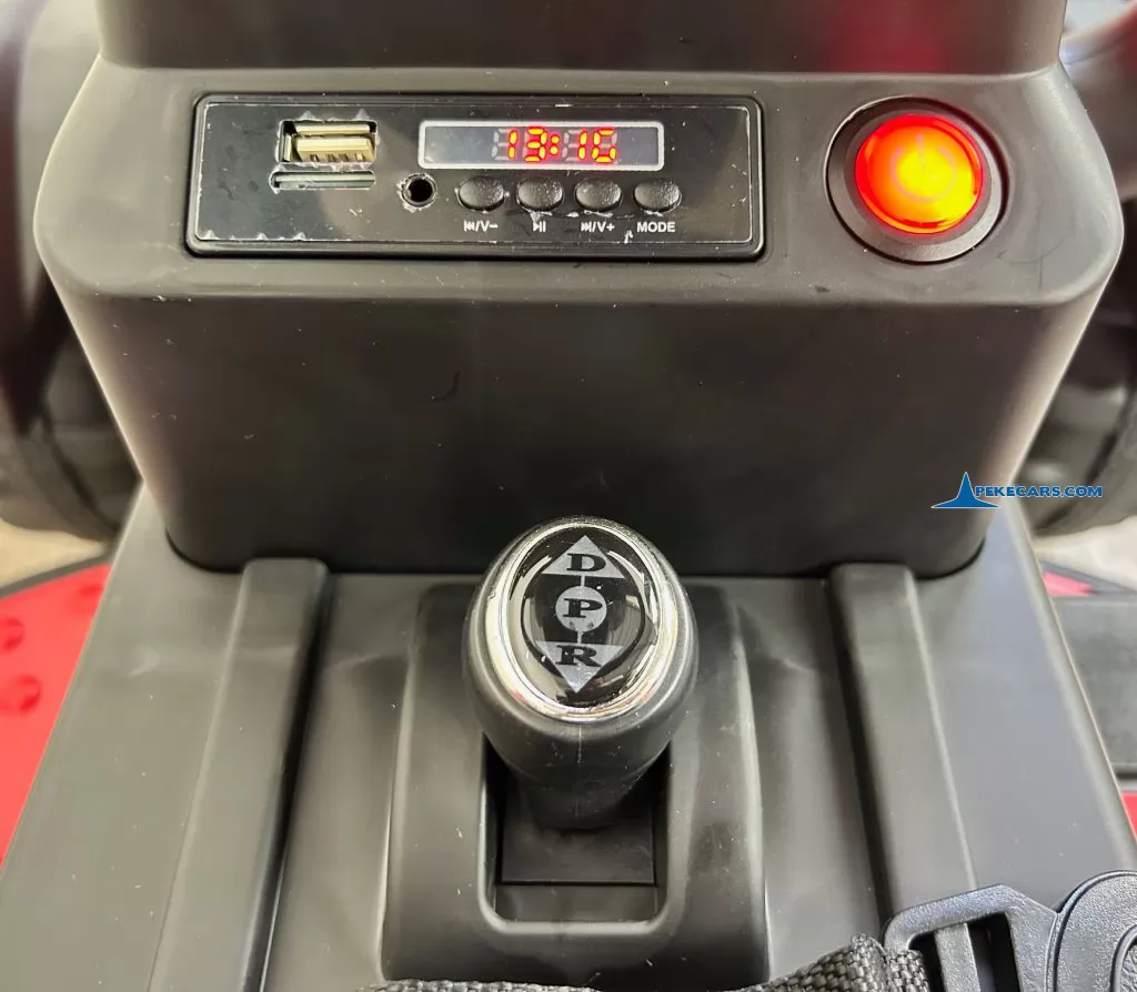 tractores infantiles peketrac 4200 12v rojo para ninos selector velocidades