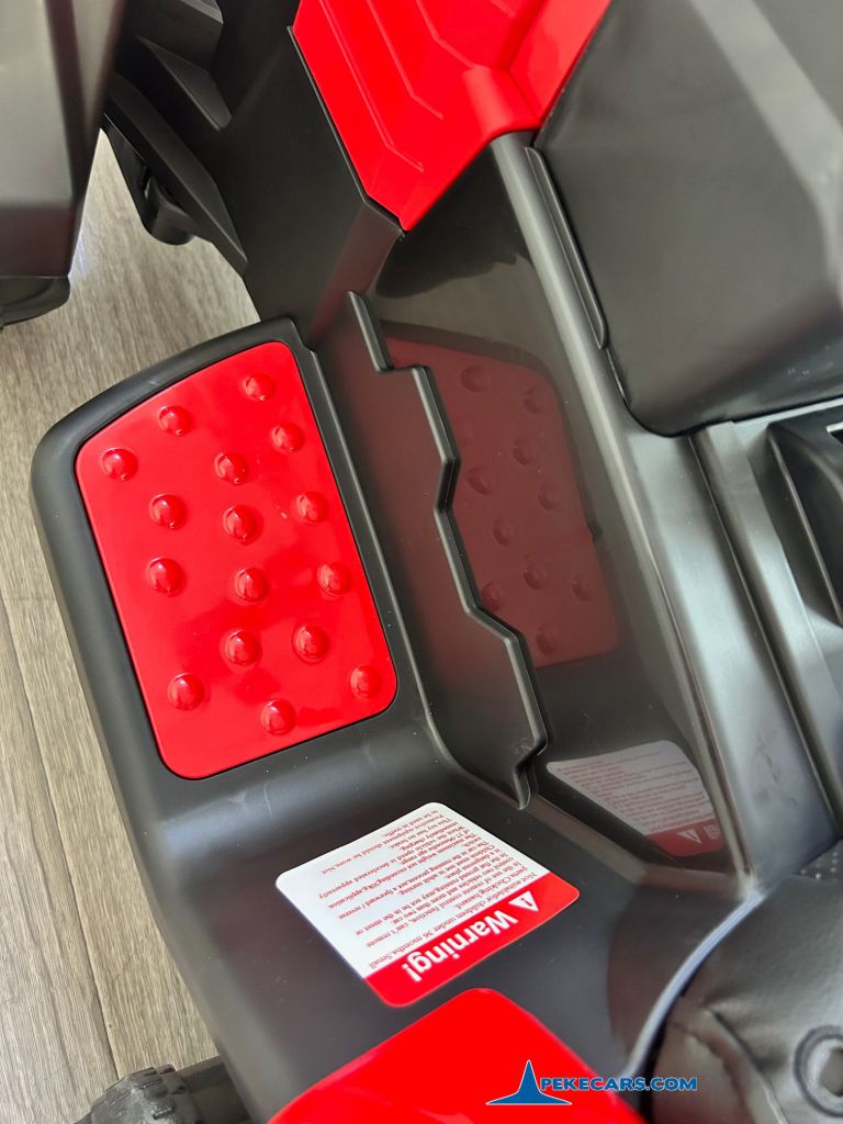 tractores infantiles peketrac 4200 12v rojo estriberas