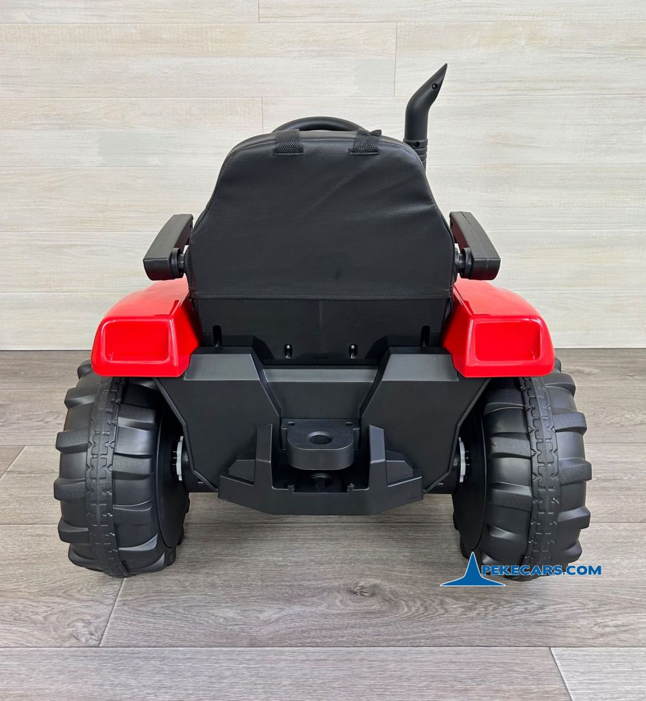 tractores infantiles peketrac 4200 12v rojo parte trasera
