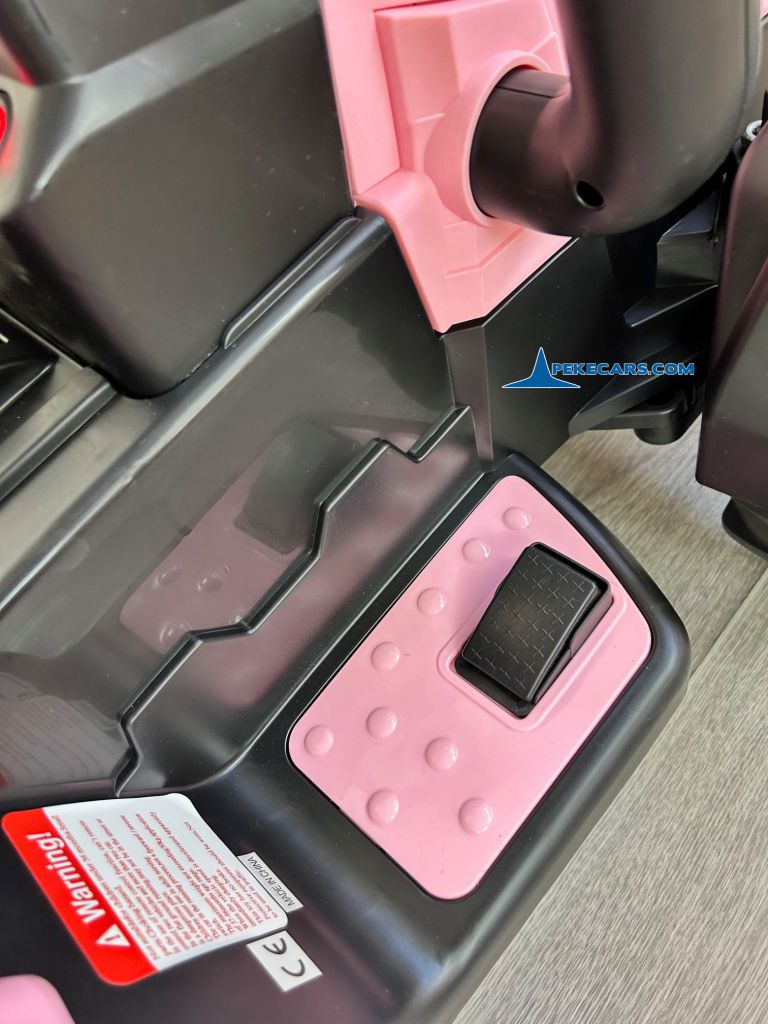tractores infantiles peketrac 4200 12v rosa con remolque pedal aceleracion