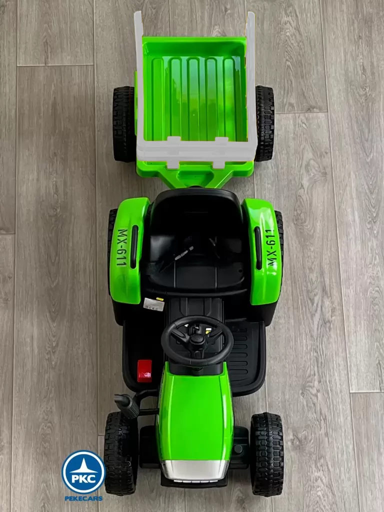 Tractor Eléctrico Peketrac 5100 12V Verde a batería