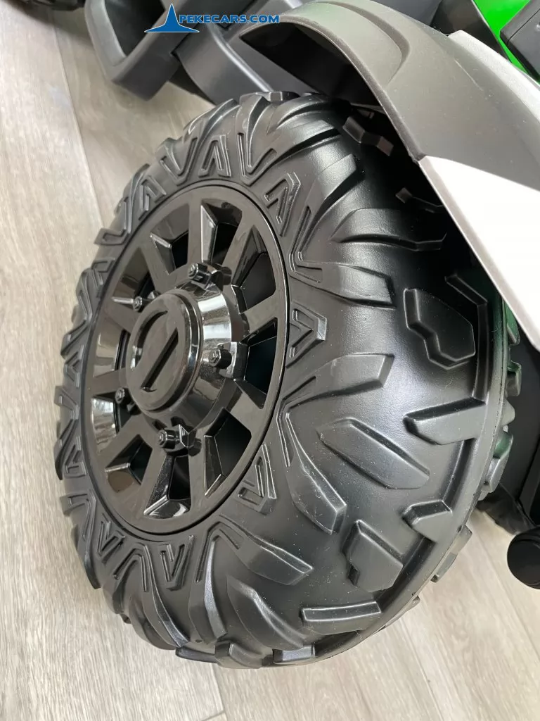 tractores infantiles peketrac 5200 24v verde ruedas