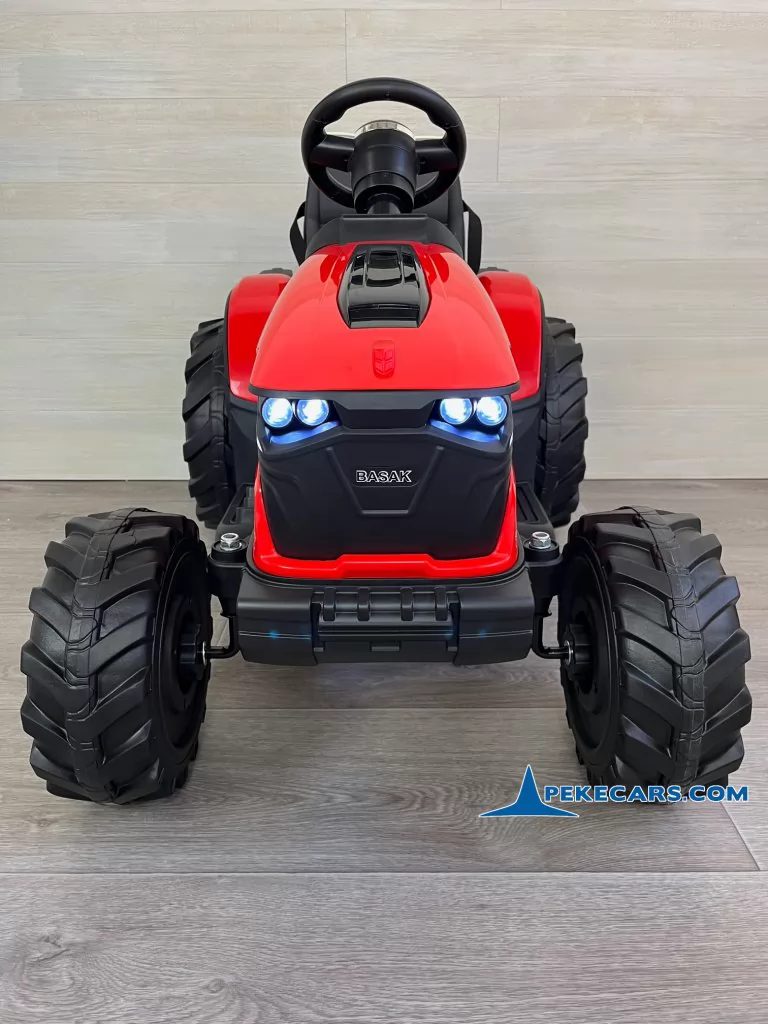 tractor electrico niños peketrac 8100 24v rojo