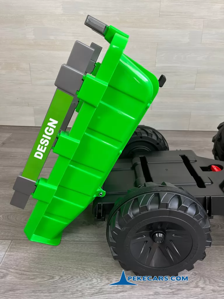 tractores infantiles peketrac 8100 24v verde