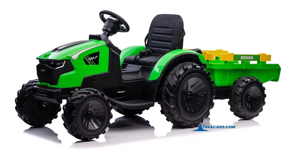 tractores infantiles peketrac 8200 24v verde