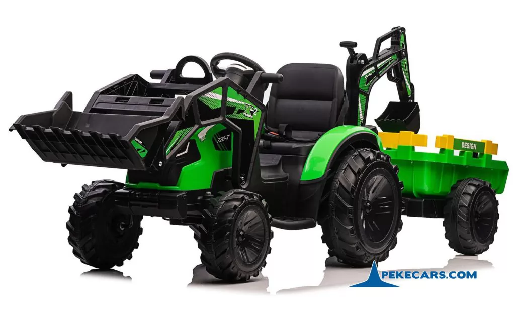 Tractor Eléctrico Peketrac 8200 24V 2.4G Verde