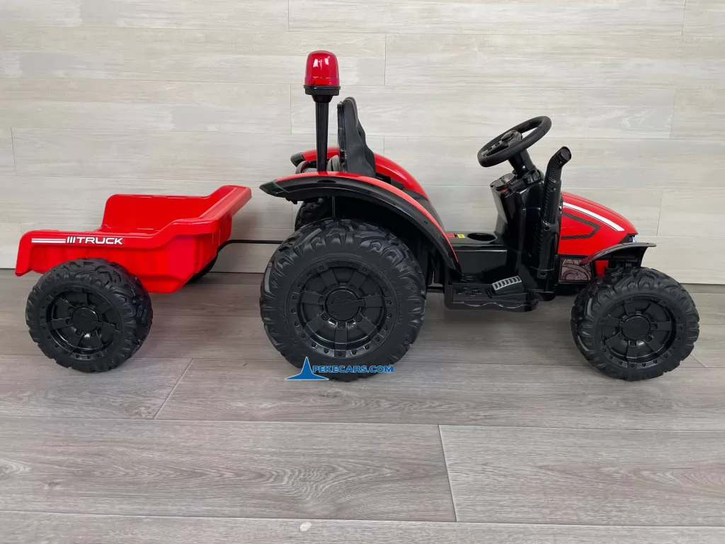 tractores infantiles peketrac 9100 rojo lado derecho