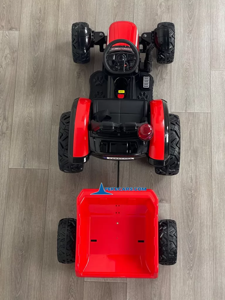 tractores infantiles peketrac 9100 rojo cenital