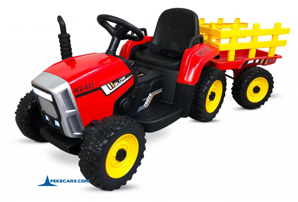 Tractor Eléctrico Peketrac 5100 12V Rojo