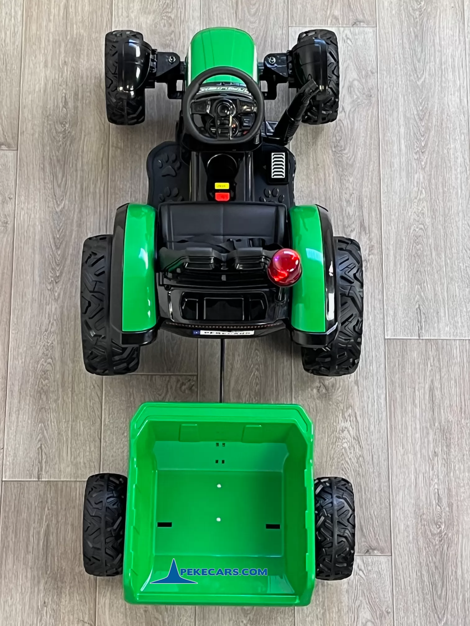 tractor electrico niños peketrac 9100 verde