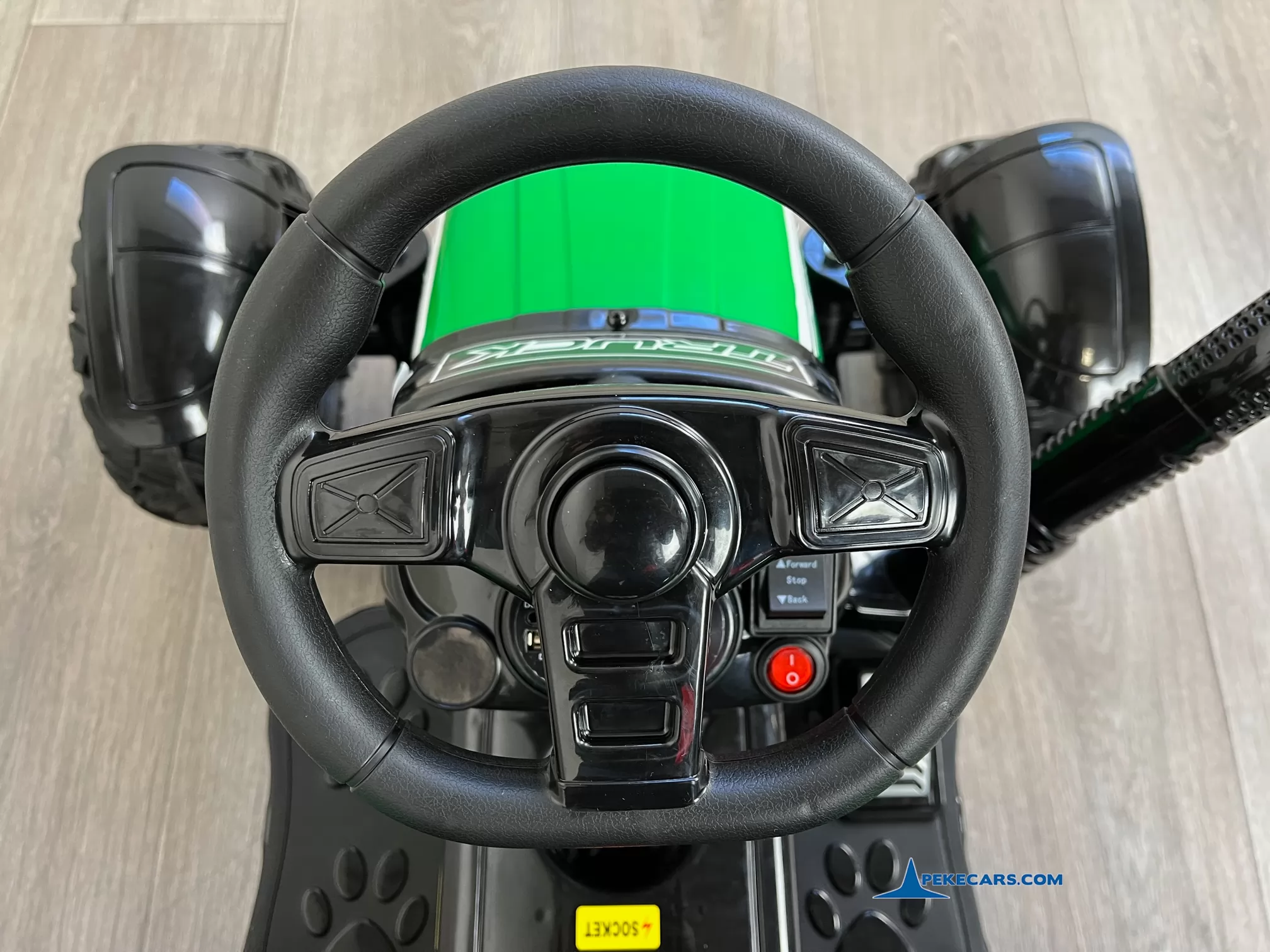 tractores infantiles peketrac 9100 verde volante