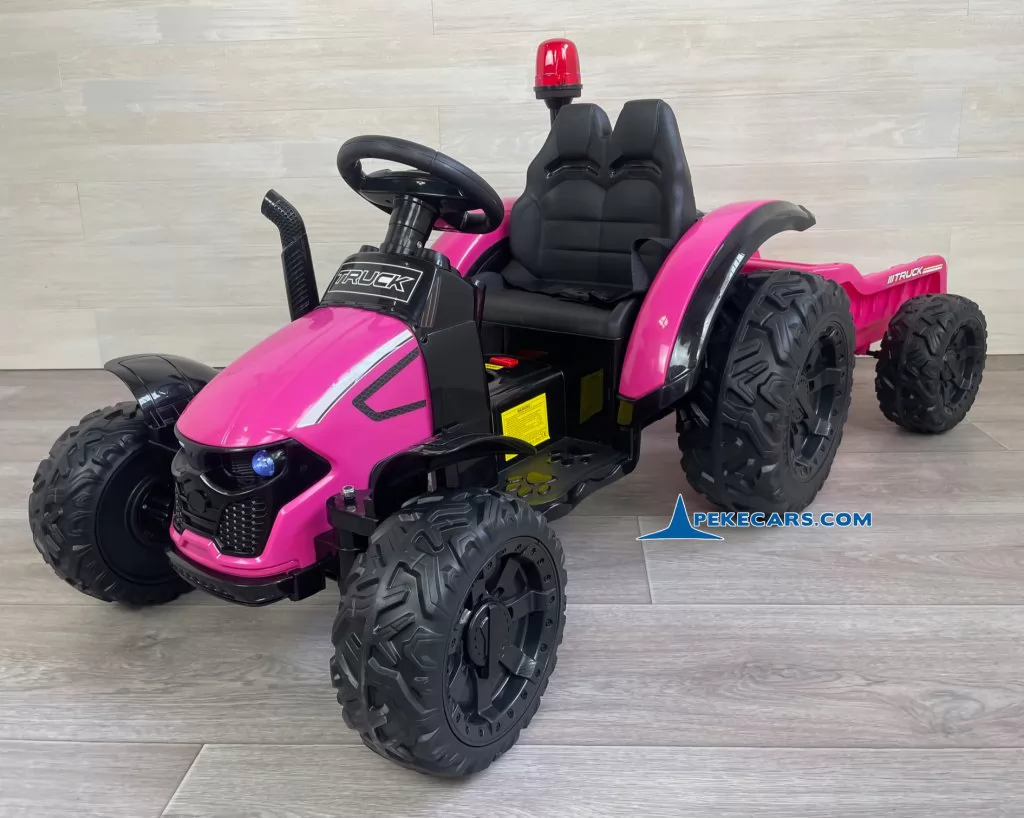 tractor electrico peketrac 9100 rosa