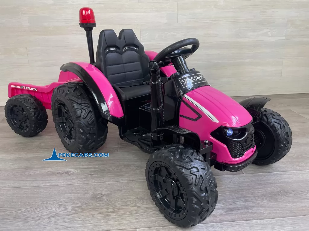 tractor a bateria peketrac 9100 rosa