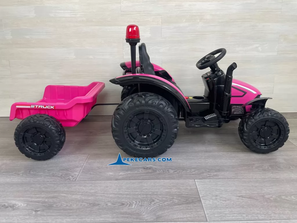 tractor de bateria peketrac 9100 rosa
