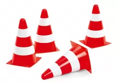 SET 4 CONOS DE TRAFICO