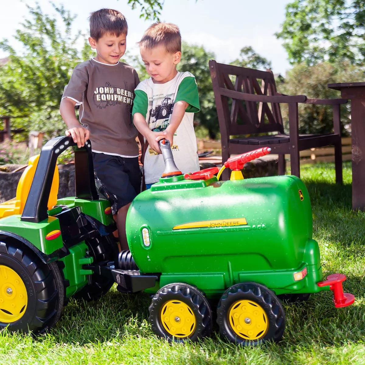 TANQUE DEPOSITO DE AGUA JOHN DEERE - llenado